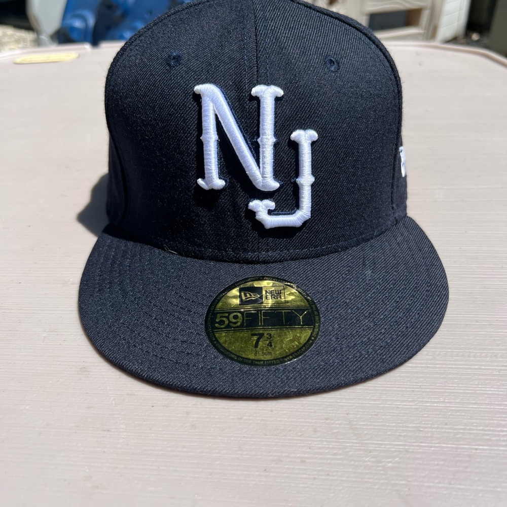 New Era 59fifty New Jersey NJ Logo Fitted Hat.